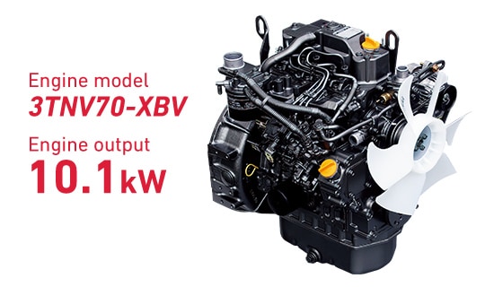 engine model 3TNV70-XBV engine output 10.1kW