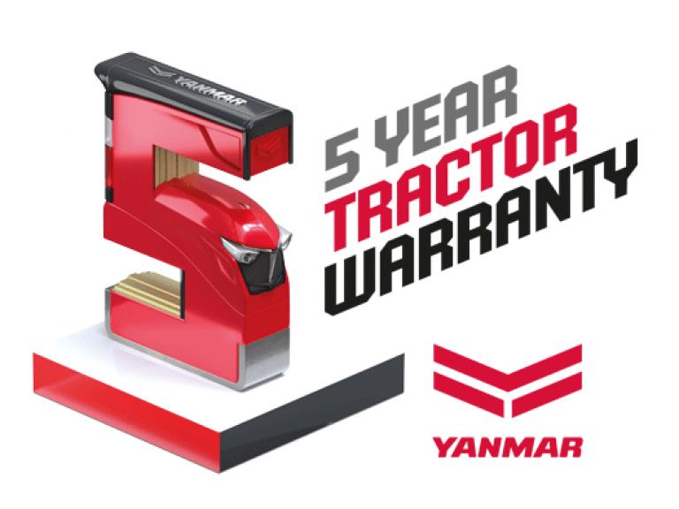 Yanmar setzt neue Maßstäbe mit kostenloser 5-Jahres- Garantie für Traktoren