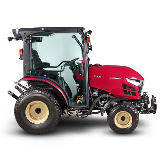 highlights Yanmar YT235Q compact tractor with cabin