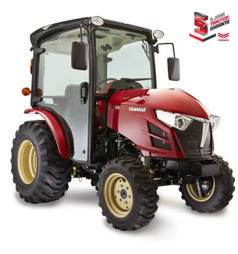 Yanmar YT tractor met standaard 5 jaar garantie