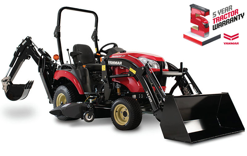 Yanmar compact tractors and attachments for sale in Ireland