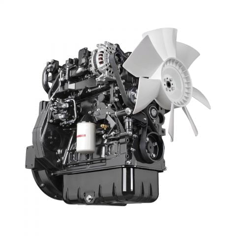 Yanmar 4TN101FDT engine – left side view