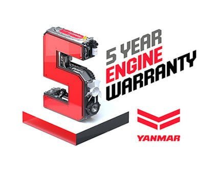 Yanmar 5 Year Warranty Logo