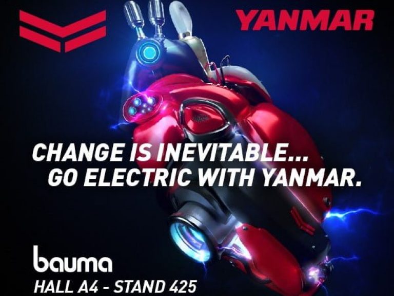 Yanmar introduces e-powertrain strategy in Europe at bauma 2022
