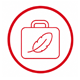 Compact and light icon
