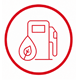 Fuel-efficient diesel generator icon