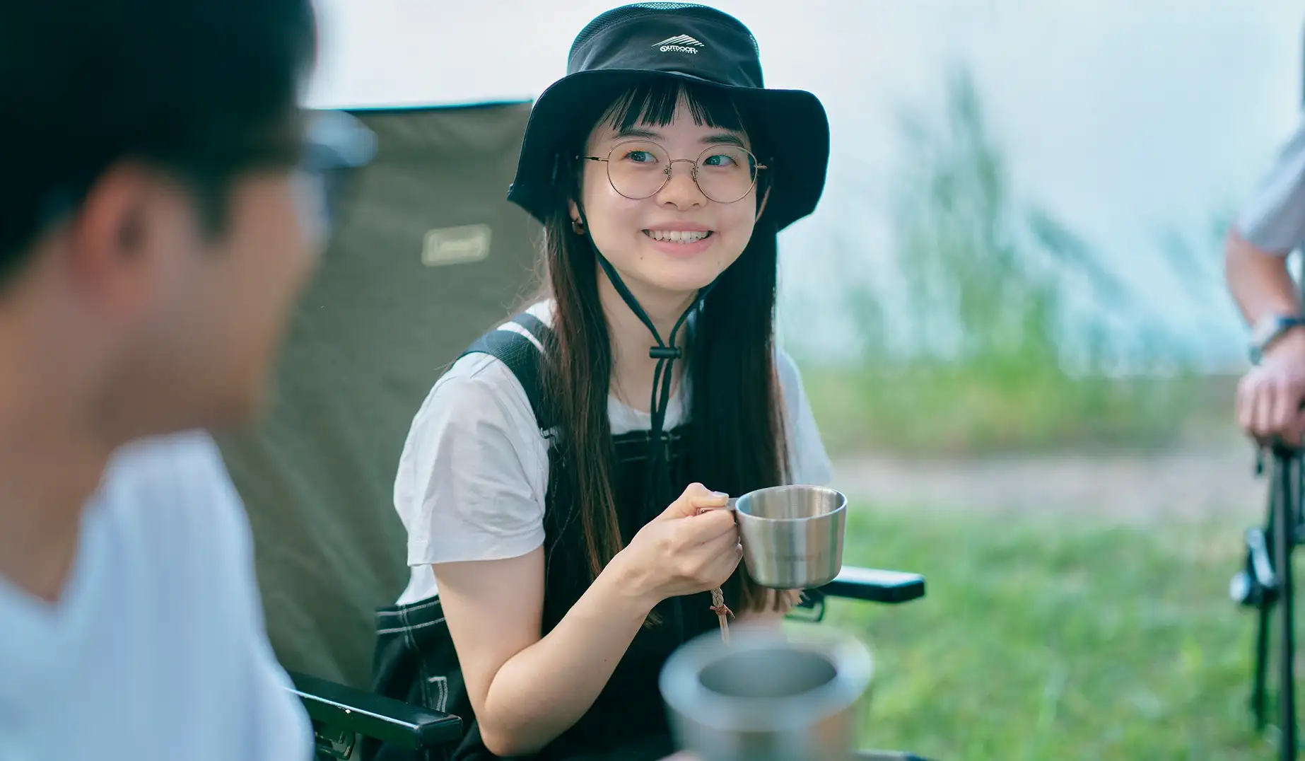 キャンプで楽しむH.Yさん