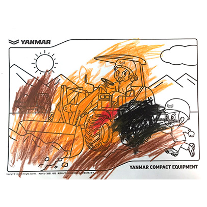 ヤン坊マー坊ぬりえ賞作品