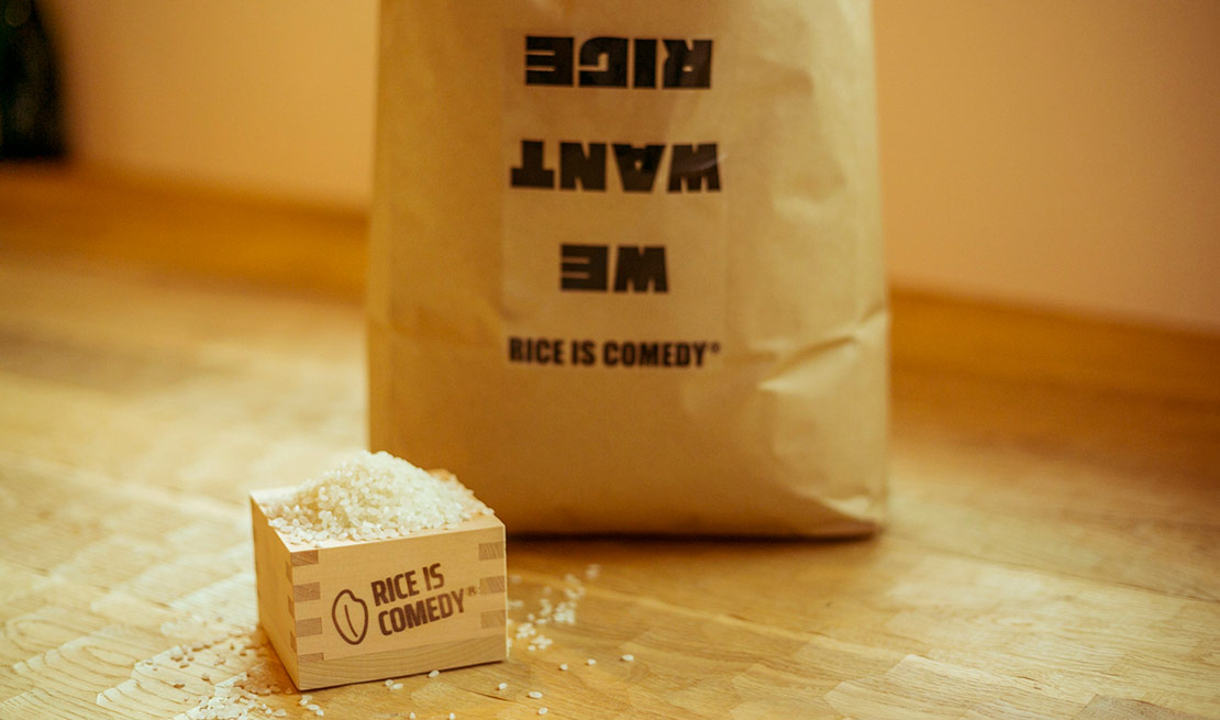 RICE IS COMEDYがつくる米