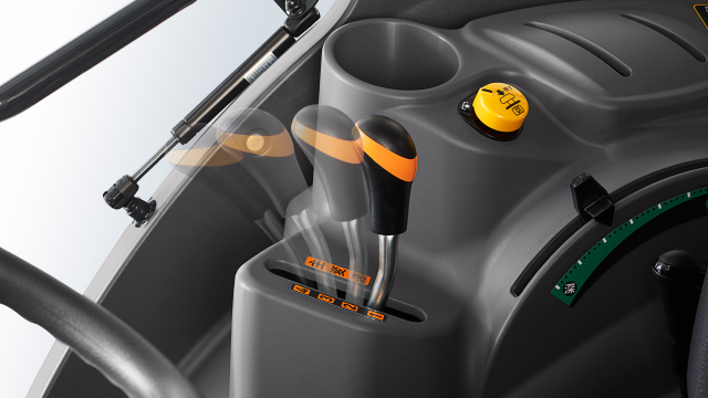 変速レバー部分の写真