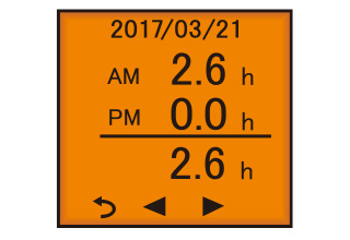 液晶モニター表示例のイラスト