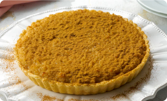 トルタ・ディ・リーゾの完成写真