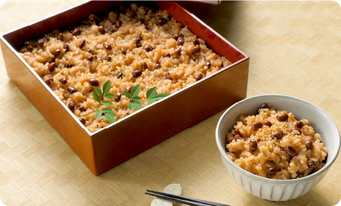 赤飯の完成写真