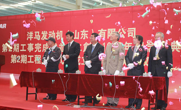 洋馬発動機（山東）有限公司で現地生産するディーゼルエンジン（出力：70馬力）