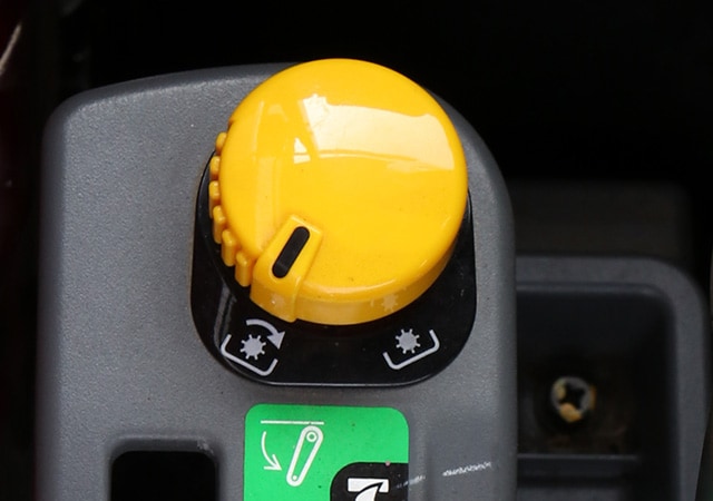 One-touch PTO button