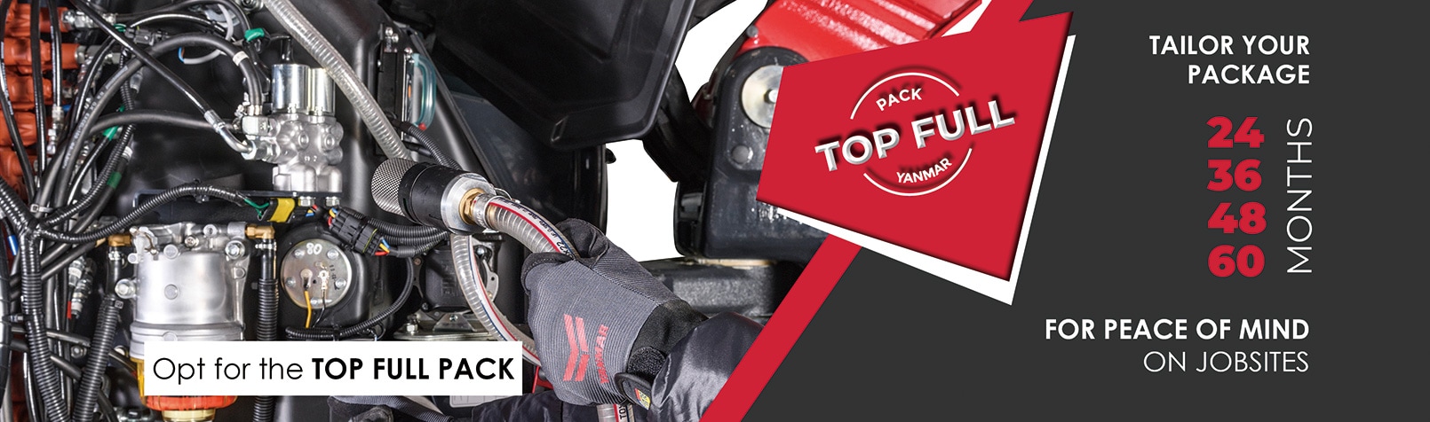 Opt for the TOP FULL PACK FOR PEACE OF MIND ON JOBSITES