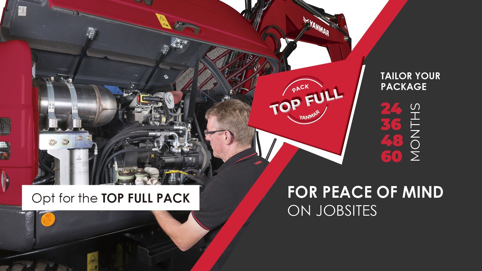 Opt for the TOP FULL PACK FOR PEACE OF MIND ON JOBSITES