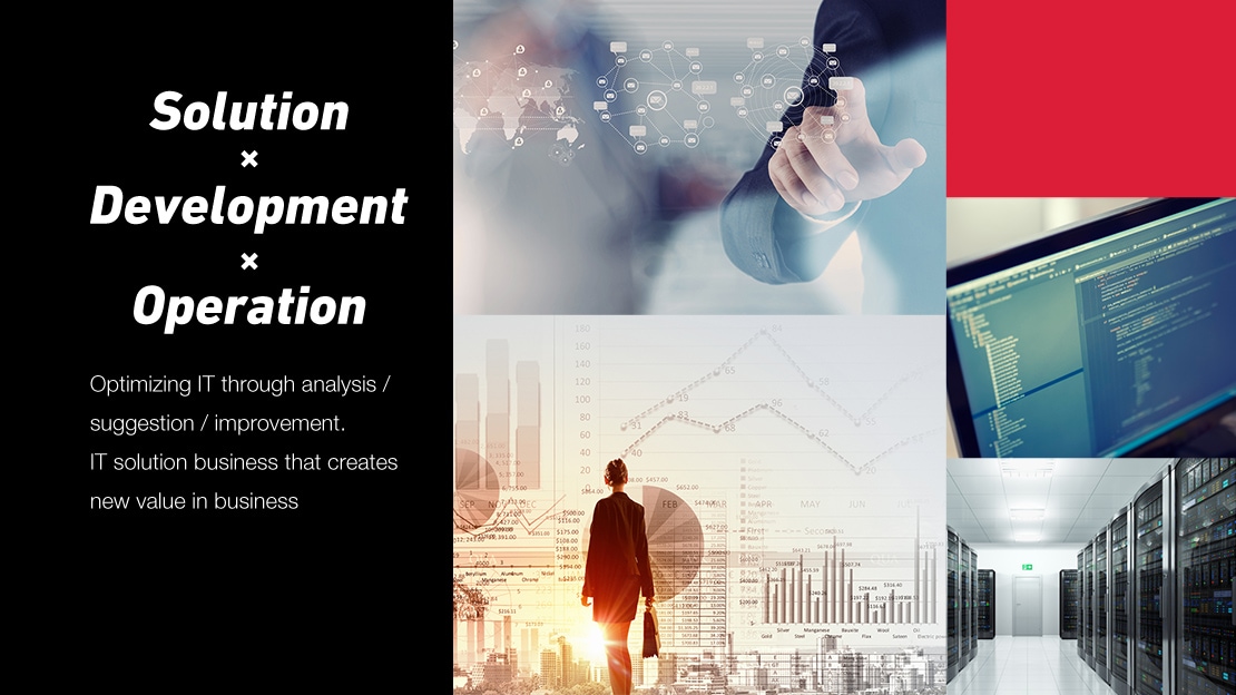 Optimizing IT through analysis / suggestion / improvement. IT solution business that creates new value in business