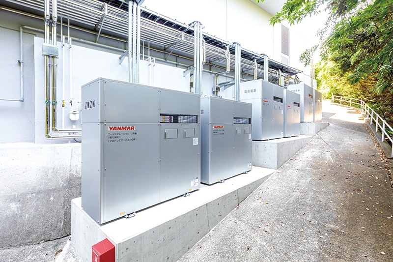Cogeneration system installed at Hotel Ambia Shofukaku