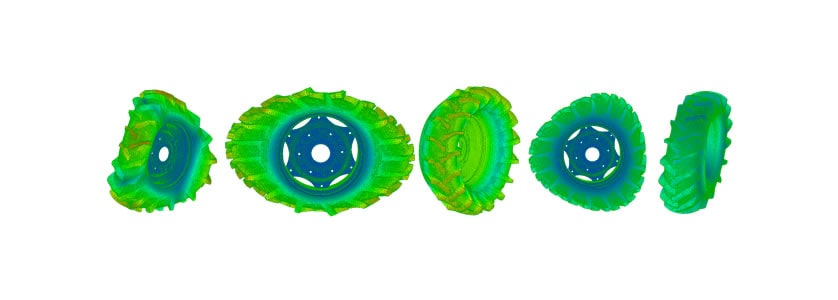 Example of Tire Natural Modes