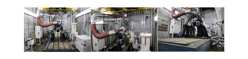 Fig-2. New sample engine performance test facility at YA