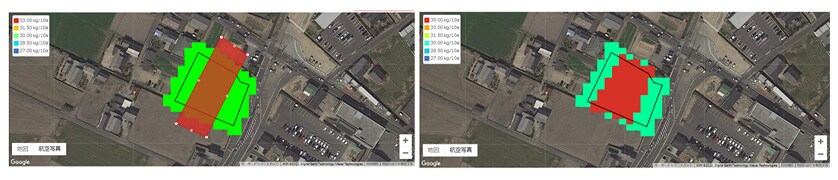 Fig. 9 Fertilization Map Modification (Modifying Fertilizer Application for a Particular Region of the Map)