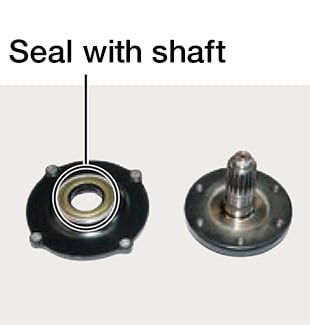 Seal with shaft
