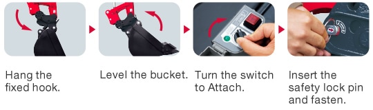 Attach bucket