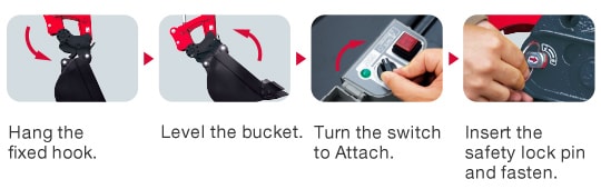 Attach bucket