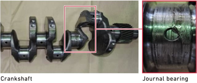 Crankshaft, Journal bearing