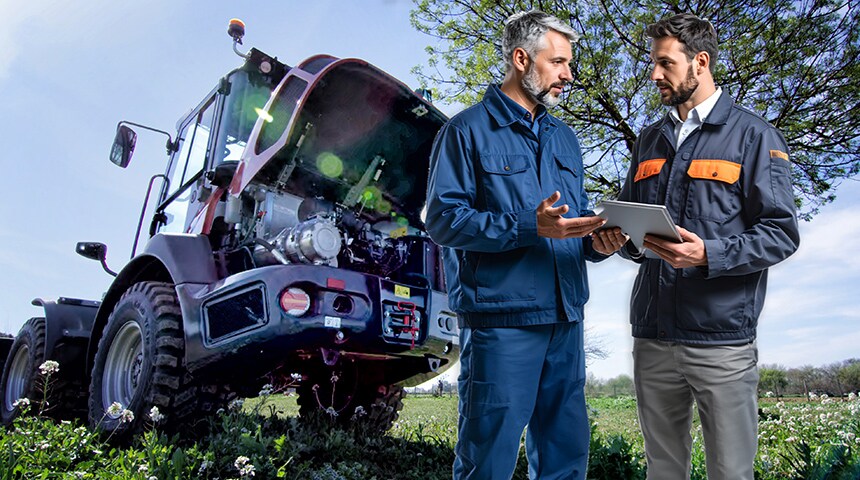 Wheel loader service