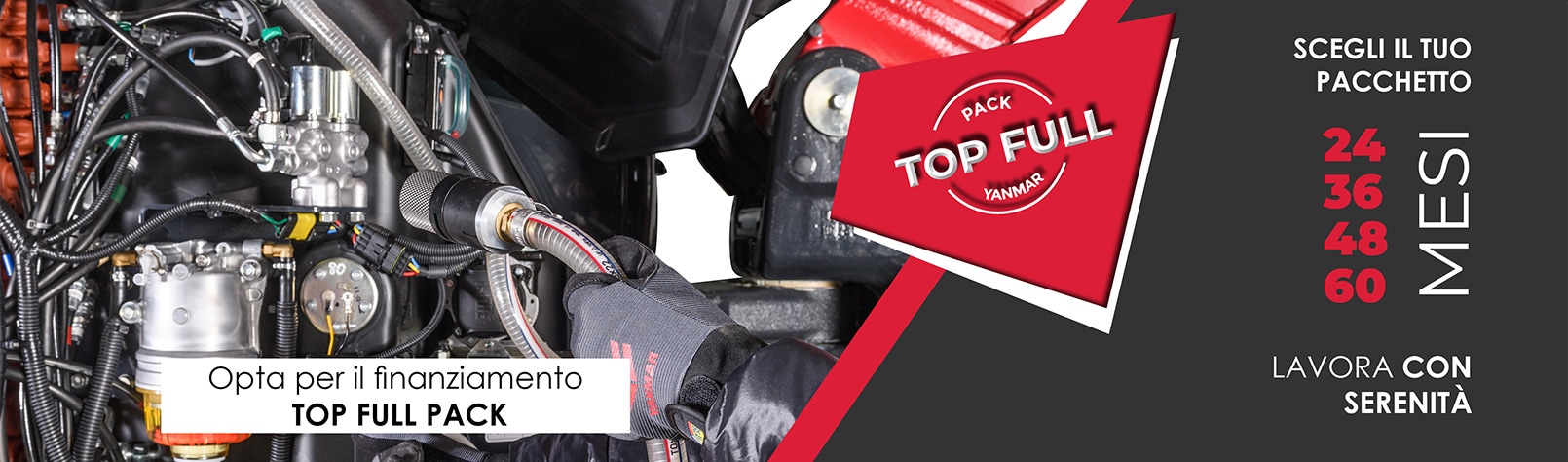 Opta per il finanziamento TOP FULL PACK LAVORA CON SERENITÀ