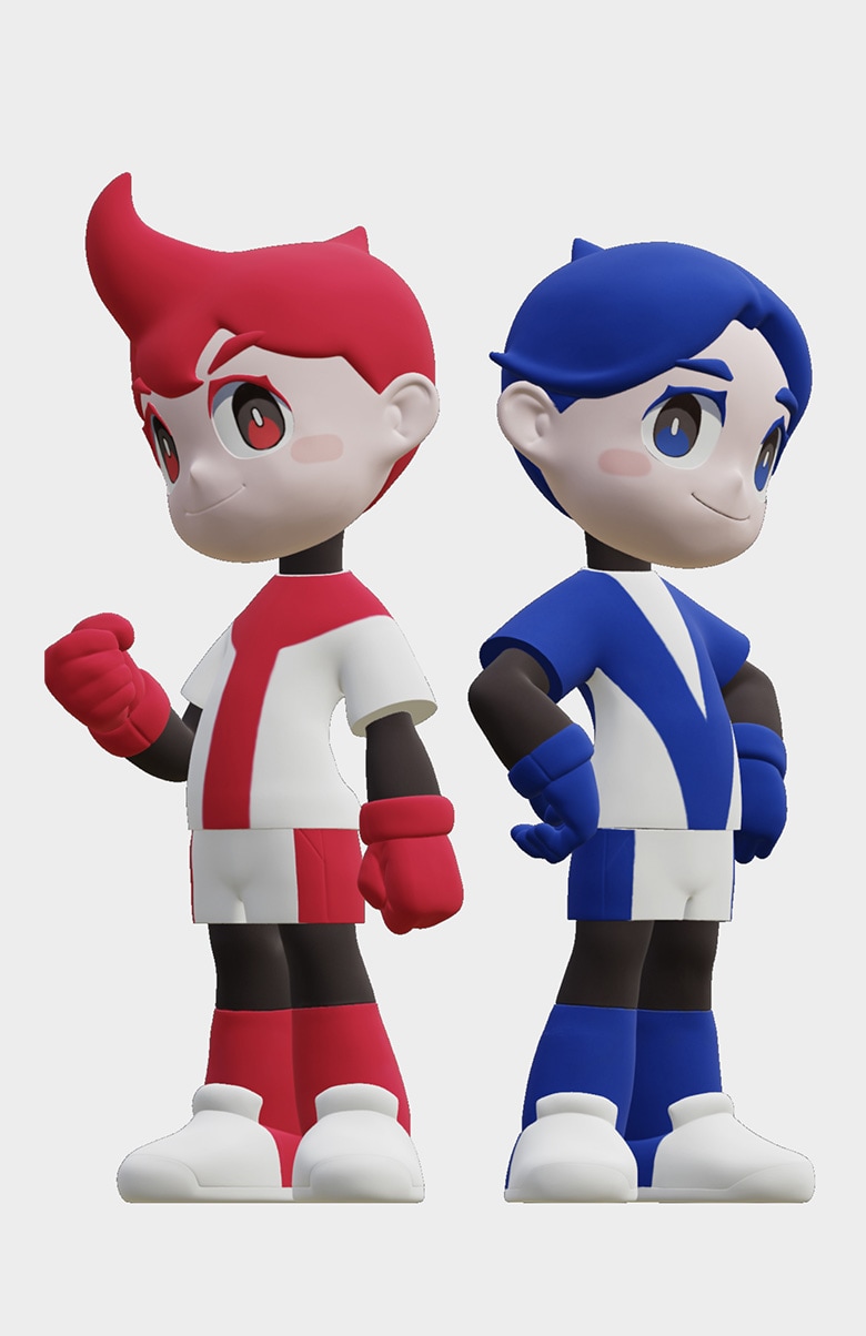 ヤン坊マー坊 等身大モデル｜YANMAR DESIGN みらいのけしき展 2024