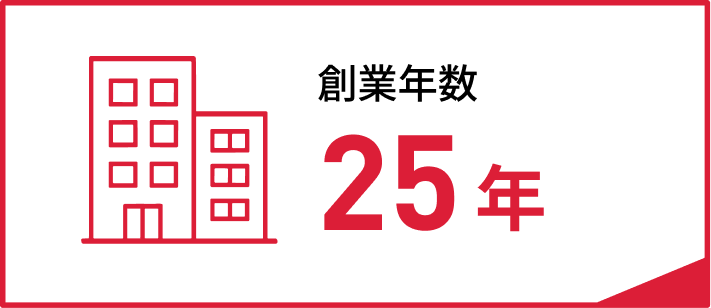 創業年数 25年