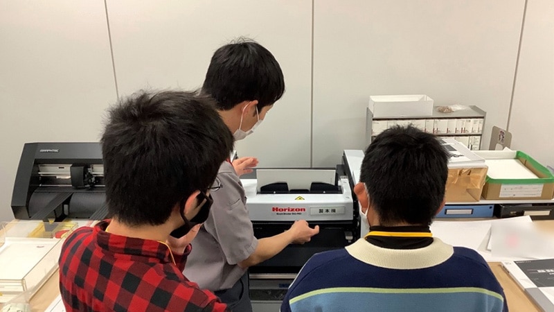 職場実習の様子