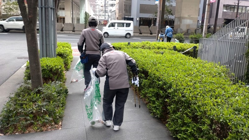 地域清掃活動の様子