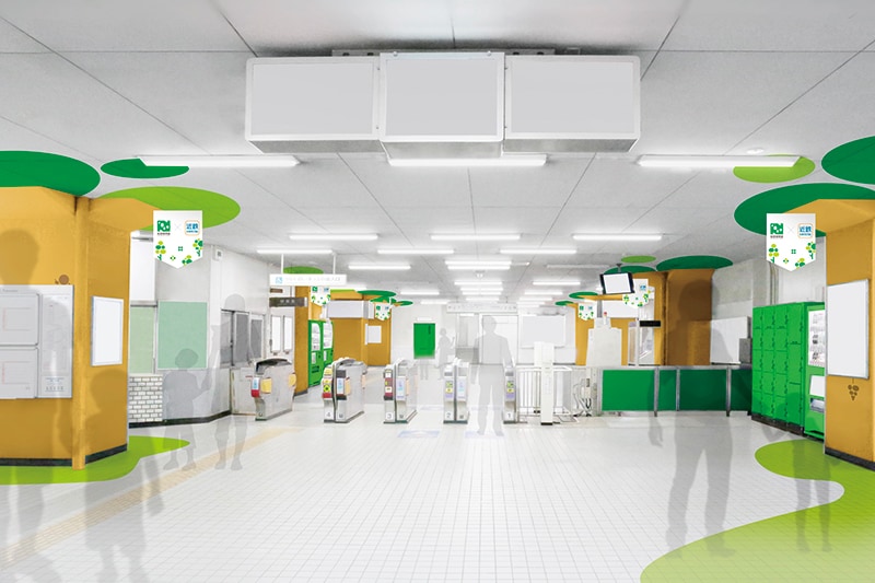 コンコース階（改札外）のイメージ