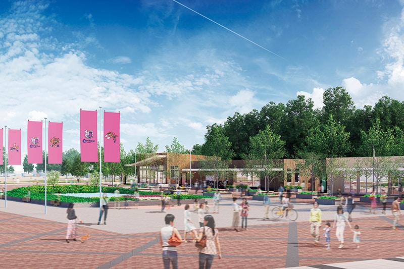 長居公園 メインエントランス広場（完成予想イメージ）