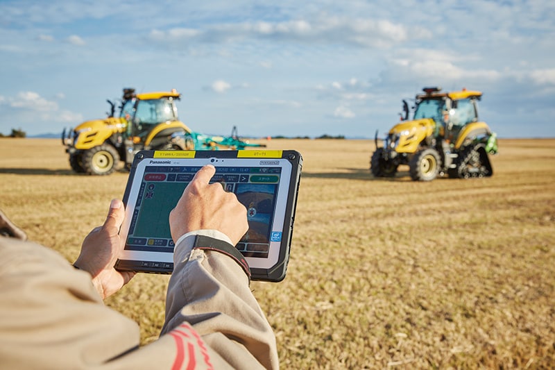 タブレットによる操作イメージ