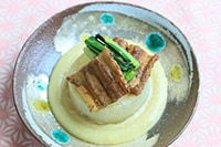 ふろふきダイコンのステーキ酒粕白味噌ソースできあがり2
