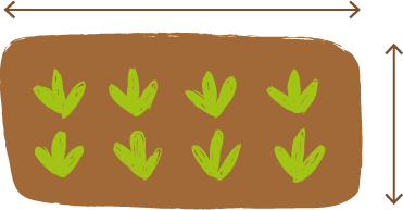 畑の広さを計っておく