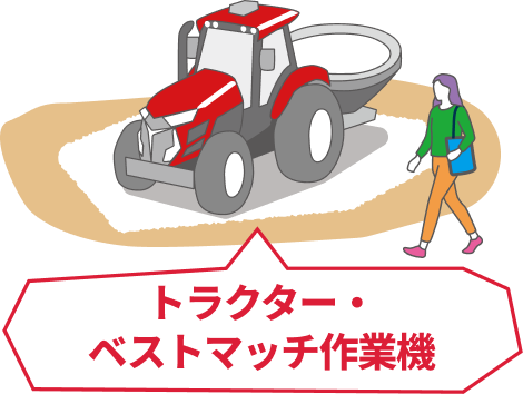 トラクター・ベストマッチ作業機