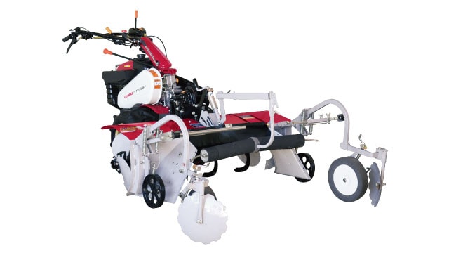 YK850MK-F,WK（E）+ハッスル平高うねロータリー+ハッスル平高うねコンパクトマルチ