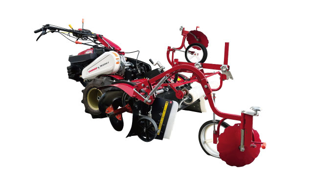 YK850MK-F,WK（E）+ハッスル平高うねロータリー+ハッスル平高うねコンパクトマルチ