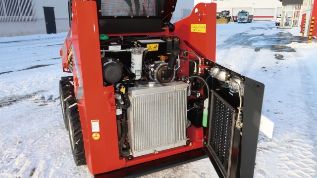 後方ドアを開いた際の様子