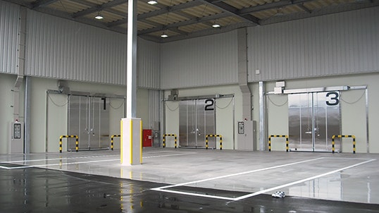 パネル式予冷設備写真