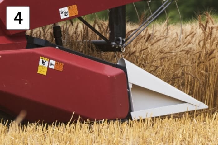 4 刈高さ調節レバー