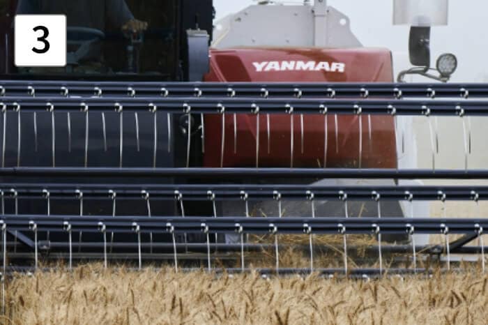 3 リール高さ調節レバー