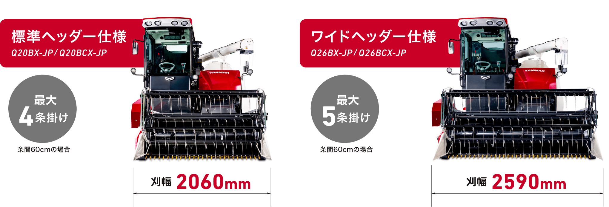 標準ヘッダー仕様 ワイドヘッダー仕様