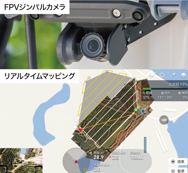 FPVジンバルカメラの写真